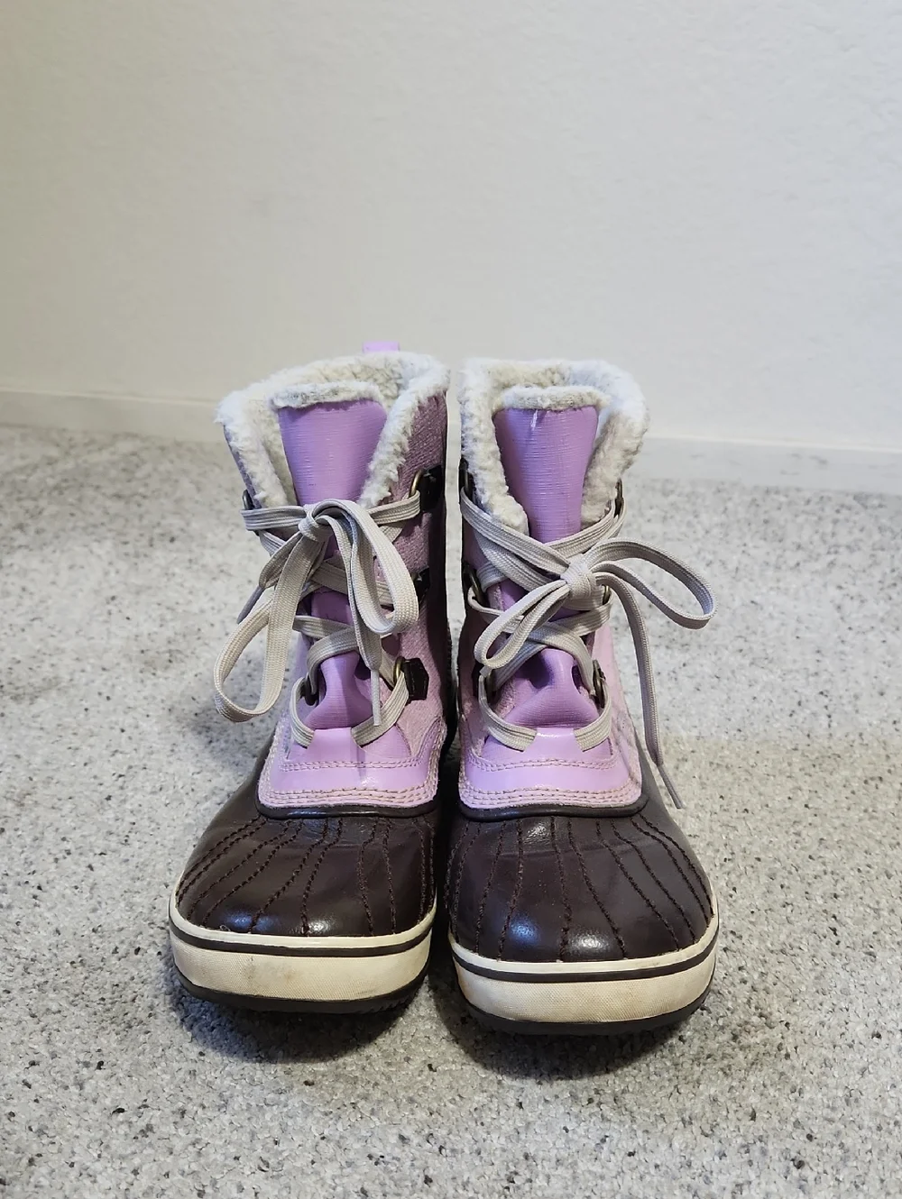Sorel Tivoli II Waterproof Boots Purple/Brown Women's Size 7